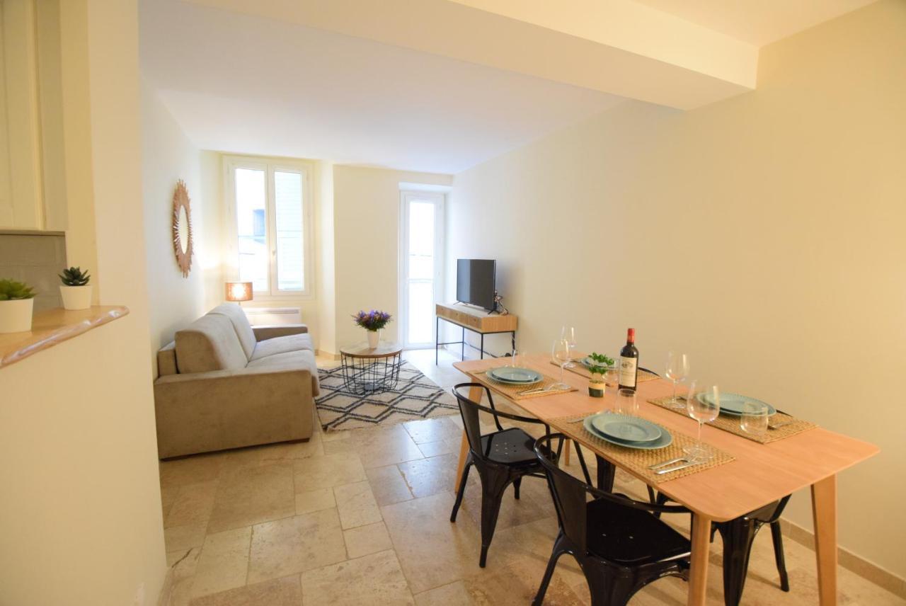 Nice Renting - Pairoliere - Spacious Flat - Old Nice - Massena - Terrace Exterior foto